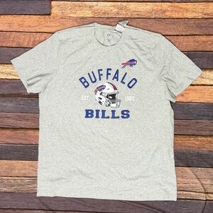 Buffalo Bills NFL Football Sports Gray Tee Tshirt